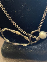 Load image into Gallery viewer, Alexis Bittar Silver Plated Faux Pearl Necklace

