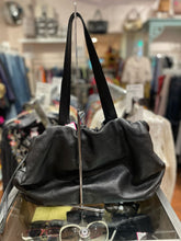 Load image into Gallery viewer, Brunello Cuccinelli Black Leather sparkle Oversized Purse
