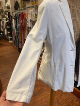 Load image into Gallery viewer, Yoshi Kondo White Cotton Blazer Jacket
