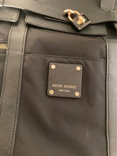 Load image into Gallery viewer, Henri Bendel Black W/Gold Hardware Convertible Purse/Backpack
