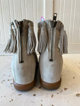 Load image into Gallery viewer, ISABEL MARANT Beige Suede &quot;Bealay Booties&quot; Hidden Wedge Boots, Size 41
