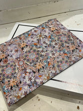 Load image into Gallery viewer, Tabitha Simmons Purple &amp; Pink Leather Floral With Box! Clutch
