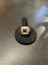 Load image into Gallery viewer, Made in Italy Gently Worn Two Toned 18 kt Gold Citrine Ring, Size 7
