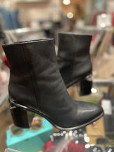 Load image into Gallery viewer, Alexander Wang Black &amp; Silver Leather Ankle Boot, Size 40 NEW IN BOX!
