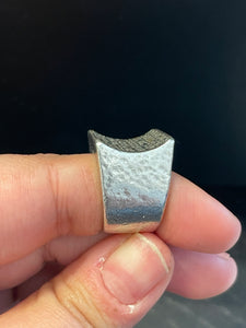 Chan Luu Sterling Silver 925 W/Diamond Chips Ring, Size 6.5