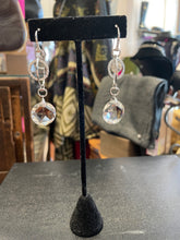 Load image into Gallery viewer, GUCCI Vintage Silver Tone Crystal Earrings
