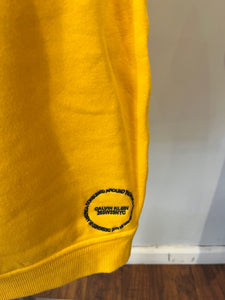 Calvin Klein X Raf Simons X UC Berkeley Yellow Logo Skirt, Size XS (New With Tags)
