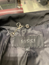 Load image into Gallery viewer, GUCCI Black Wool Blend Trench Jacket
